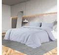 Produktbild: vidaXL Bettbezug vidaXL Bettwäsche-Set Grau 200x200 cm Baumwolle