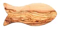 Produktbild: levandeo Schale ca. 22x10cm Olivenholz Fisch Sushi Holzschale Dekoschale Snacks Dip Antipasti Küche Unikat Holz