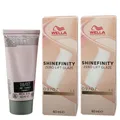 Produktbild: Wella Shinefinity Glaze Natural 2 x 60 ml 09/07 Beige Sand Tönung Set Neu