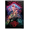Produktbild: REINDERS Poster, Stranger Things, Teenager Zimmer, Poster, Wanddeko, Room Decor, Bilderdruckpapier, Mehrfarbig, 91,5 x 61