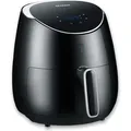 Produktbild: Severin Heißluft-Fritteuse XXL FR 2445 metallicschwarzsilber Heißluftfritteuse Airfryer Fritteuse Ohne Fett Heißluftfriteuse Groß