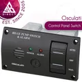 Produktbild: Osculati Auto an / Aus Bedienfeld Schalter Mit Hörbar Alarm Leckpumpe │ 12-24V