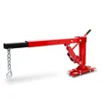 Produktbild: EBERTH Pick Up Kran, Ladekran, Maximum Tragfähigkeit 450 kg, massiver Fuß für Bodenmontage, Lasthaken und Kette, Hubhöhe von 35 bis 1330 mm, Auslegerlänge von 880 bis 1400 mm, Werkstattkran