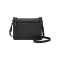 Produktbild: Fossil Damentasche Taryn, schwarze Crossbody tasche aus Leder, L: 24,1 cm, B: 5,7 cm, H: 18,4 cm, ZB1894001