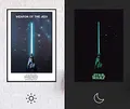 Produktbild: Close Up Star Wars - Weapon of The Jedi - Poster | Leuchtet im Dunkeln - Glow In The Dark XL Premium Lichtschwert Plakat (Größe: 61cm x 91,5cm)