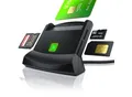 Produktbild: CSL USB Chipkartenleser - SmartCard Reader - Cardreader - smart Card Reader - unterstützt Smart Cards und SIM Cards, Sdcard, Micro Sd