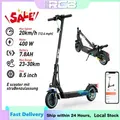 Produktbild: RCB Elektroroller für Erwachsene EV85F ABE, APP-Steuerung, 400-W-Motor, 7,8-Ah-Akku, 20 km/h Höchstgeschwindigkeit, 30 km Reichweite, Gewicht 15 kg, 3 Geschwindigkeitsmodi, Elektroroller mit