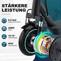 Produktbild: Elektroroller 400 W, App-Steuerung, 23–30 km Reichweite, 8,5 Zoll