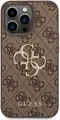 Produktbild: Guess PU 4G Metal Logo Back Cover für iPhone 14 Pro Brown