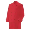 Produktbild: Exner 200 - Kochjacke langarm : rot 65% Polyester 35%Baumwolle 220 g/m2 4XL