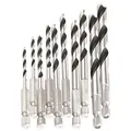 Produktbild: AGT Bohraufsatz: Holz-Bohrer-Set für Akkuschrauber, 3 - 8 mm, 10 Stück