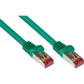 Produktbild: Good Connections RNS Patchkabel mit Rastnasenschutz, Cat. 6, S/FTP, PiMF, PVC, 250MHz, grün, 1m (S/FTP, CAT6, 1 m) (8060-010G)