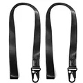 Produktbild: HEZEN Coole Lanyard für Schlüssel, Halsriemen Schlüsselbund für Frauen, Lanyard Logo für Männer, ID Lanyard (schwarz 2 Stücke)