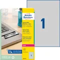Produktbild: AVZ L6013-8 - Typenschild-Etiketten, wasserfest, 210 x 297 mm, 8 Stück, silber