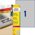 Produktbild: AVERY Zweckform L6013-8 Typenschild Folienetiketten (210x297 mm auf DIN A4, extr