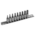 Produktbild: Steckschlüssel Satz 5-Stern SLB TS10-TS50 für Torx Plus Security Stirnloch 1/4