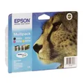 Produktbild: Epson T0715 Tintenpatronen Multipack cyan magenta gelb schwarz 4-farbig