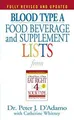 Produktbild: Blood Type A Food, Beverage and Supplement Lists (E... | Buch | Zustand sehr gut