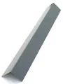 Produktbild: Alu Winkelblech 90° RAL 7016 Anthrazit Grau – 2000mm x 100x100mm – Aluminium Blechwinkel mit Schutzfolie – Winkelprofil Dachblech Fassadenblech Mauerabdeckung UV-beständig