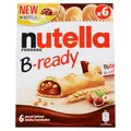 Produktbild: nutella B-ready – Knusprige Waffel mit cremiger Füllungund Weizencrisps – Außen knusprig, innen cremig – Leckerer Snack für unterwegs und zwischendurch – 1 Packung mit 6 Stück (132 g)