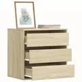 Produktbild: vidaXL Kommode Sonoma-Eiche 60x41x58 cm Holzwerkstoff