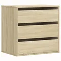 Produktbild: vidaXL Kommode Sonoma-Eiche 60x41x58 cm Holzwerkstoff