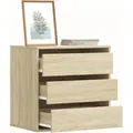 Produktbild: Vidaxl Corner Chest Of Drawers Sonoma Oak 60x41x58 Cm Engineered Wood