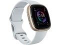 Produktbild: FITBIT Sense 2 Smartwatch Aluminium Elastomer, S/L, Blue Mist/Soft Gold