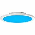 Produktbild: BRILLIANT Lampe Abie LED Deckenaufbau-Paneel 40cm weiß | 1x 24W LED integriert,