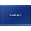 Produktbild: Samsung Portable SSD T7 1TB Blau Externe Solid-State-Drive, USB 3.2 Gen 2x1