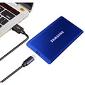 Produktbild: SAMSUNG Portable T7 1 TB externe SSD-Festplatte blau