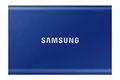 Produktbild: Samsung Portable SSD T7, SSD 1 TB, USB 3.2 Gen.2, 1.050 MB/s Lesen, 1.000 MB/s Schreiben, Externe SSD-Festplatte für iPhone 15 und neuer, Mac, PC, Smartphone und Spielkonsole, Blau, MU-PC1T0H/WW