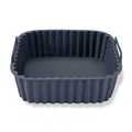 Produktbild: Fackelmann Hot Air Fryer Silicone Mould - 17 cm Smooth Square Ash Grey for Crisp