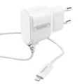 Produktbild: hama Ladekabel mit Adapter weiß, Kabellänge: 1,0 m, 5 Watt