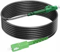 Produktbild: 20M Gepanzerte Glasfaser-Kabel LC/APC auf SC/APC Simplex Singlemode Gepanzert...
