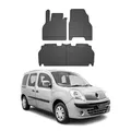 Produktbild: OMAC Gummi Fußmatten kompatibel mit Renault Kangoo 2007-2021 Automatten Gummi Schwarz 4tlg