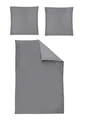 Produktbild: irisette Premium Mako-Satin Bettwäsche Baumwolle Paris 8000-12 Graphit 200x200cm