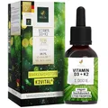 Produktbild: VITACTIV Vitamin D3 K2 Tropfen - K2VITAL® 99,7% all-trans MK-7 - D3 pro Tropfen 1000 IE, Hochdosiert, Hoch Bioverfügbar - Aus Deutschland, Laborgeprüft, Vegan - 50ml, 1700 Tropfen