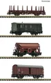 Produktbild: Fleischmann 6660044, 4tlg. Set Güterwagen, DB, Neu & OVP, N