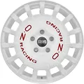 Produktbild: 1x OZ RALLY RACING race white + red lettering 7.0Jx17 5x114.3 ET45