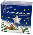 Produktbild: JEKA Pyramid Kerzen, Wachs,,, Wachs, weiß, 1.8 x 1.8 x 10.5 cm