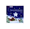Produktbild: Ebersbacher Kerzenfabrik Tafelkerze Pyramidenkerze weiß 18x105mm 18 Stück