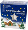 Produktbild: JEKA Pyramid Kerzen, Wachs,,, Wachs, weiß, 1.8 x 1.8 x 10.5 cm