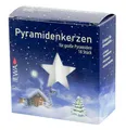 Produktbild: EWA 18er Packung Pyramidenkerzen groß weiß  Ø 17,2mm 105 mm
