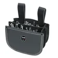 Produktbild: Nageltasche für Dachdecker aus Leder - Praktische Werkzeugtasche mit zwei Fäc...