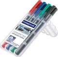 Produktbild: STAEDTLER Permanent-Marker Lumocolor duo, 4er-Set 68747