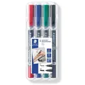 Produktbild: Staedtler Lumocolor 4 Farben Permanent Marker Aufstellbar Edding Textmarker NEU