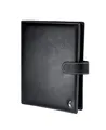 Produktbild: Chronoplan 50107 nachfüllbarer Terminplaner / Organizer / Terminkalender Mappe aus Kunstleder (Format A5 (190 x 240 mm) mit Lasche, Ringbuch, ohne Kalendarium) schwarz