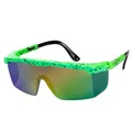 Produktbild: 80er Schnelle Brille neon-grün - Egal ob 90er Jahre Radprofi oder Leipziger