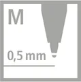 Produktbild: STABILO Kugelschreiber Kugelschreiber pointball Druckmechanik 0,5 mm schwarz (10 Stück)